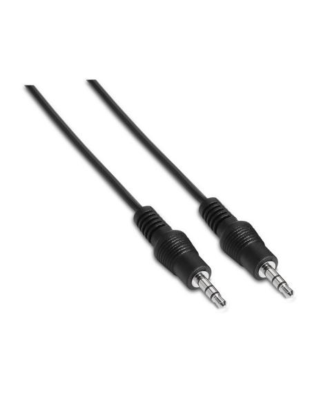 CABLE AUDIO ESTEREO JACK 3.5M-JACK 3.5M NEGRO 1.5M AISENS A128-0142