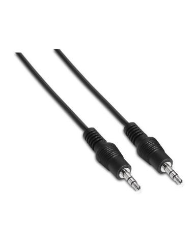 CABLE AUDIO ESTEREO JACK 3.5M-JACK 3.5M NEGRO 1.5M AISENS A128-0142