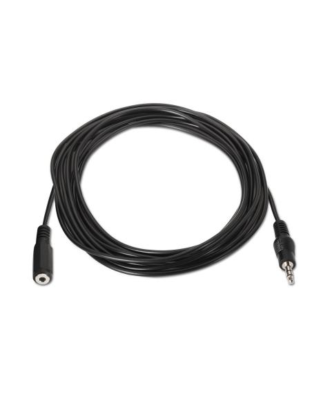 CABLE AUDIO ESTEREO JACK 3.5M-JACK 3.5H NEGRO 3.0M AISENS A128-0146