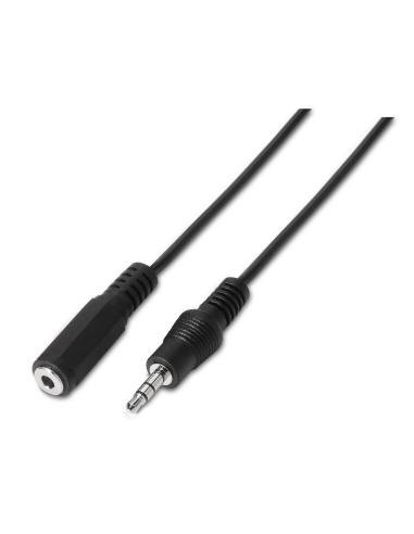 CABLE AUDIO ESTEREO JACK 3.5M-JACK 3.5H NEGRO 3.0M AISENS A128-0146
