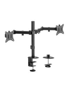 SOPORTE MESA GIRA INCL MONITOR TV 9KG 2 BRAZOS 17-32 NEGRO AISENS DT32TSR-149