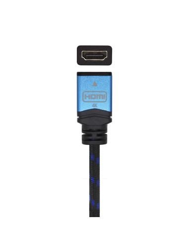 CABLE HDMI V2.0 PROLONGADOR 4K60HZ 18GBPS AM-AH NEGRO AZUL 3.0M AISENS A120-0454
