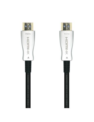CABLE HDMI V2.0 AOC PREMI ALTA VELOCIDAD 4K60HZ18GBPS AM-AM NEGRO 15M A148-0377