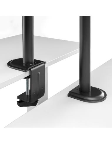 SOPORTE MESA GIRA INCL MONITOR TV 9KG 2 BRAZOS 17-32 NEGRO AISENS DT32TSR-149