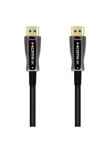 CABLE HDMI V2.1 AOC 8K60HZ 4K120HZ 4:4:4 48GBPS AM-AM NEGRO 10M AISENS A153-0515