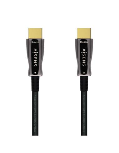 CABLE HDMI V2.1 AOC 8K60HZ 4K120HZ 4:4:4 48GBPS AM-AM NEGRO 10M AISENS A153-0515