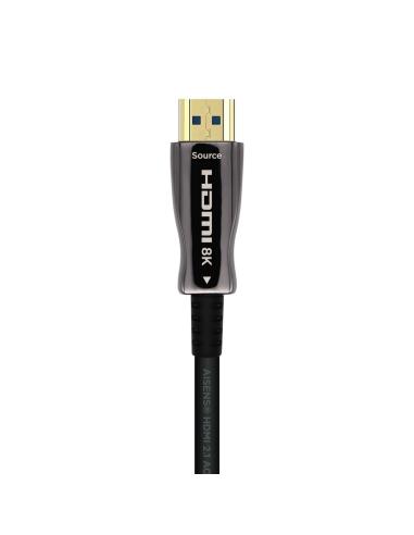 CABLE HDMI V2.1 AOC 8K60HZ 4K120HZ 4:4:4 48GBPS AM-AM NEGRO 10M AISENS A153-0515