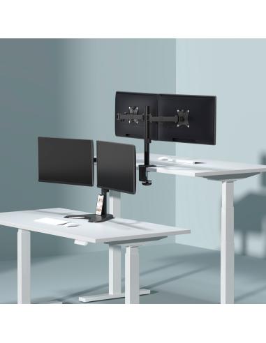 SOPORTE MESA GIRA INCL MONITOR TV 9KG 2 BRAZOS 17-32 NEGRO AISENS DT32TSR-149