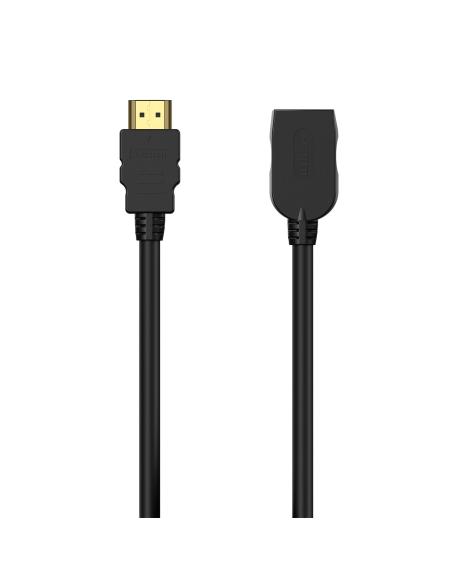 CABLE HDMI V2.0 PROLONGADOR HEC 4K60HZ 18GBPS AM-AH NEGRO 3.0M AISENS A120-0546