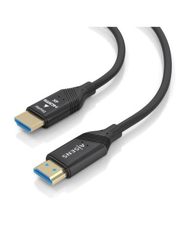 CABLE HDMI V2.0 AOC PREM ALTA VELO 4K60HZ18GBPS AM-AM NEGRO 15M AISENS A148-0929