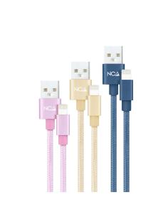 CABLES LIGHTNING A USB AM RO-DO-AZ MALLADO 1M NANOCABLE 10.10.0401-CO2