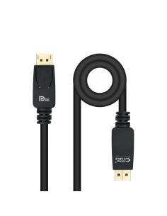 CABLE DISPLAYPORT V1.4 CERTIFICADO VESA DPM-DPM NEGRO 3.0M NANOCABLE 10.15.2503 2