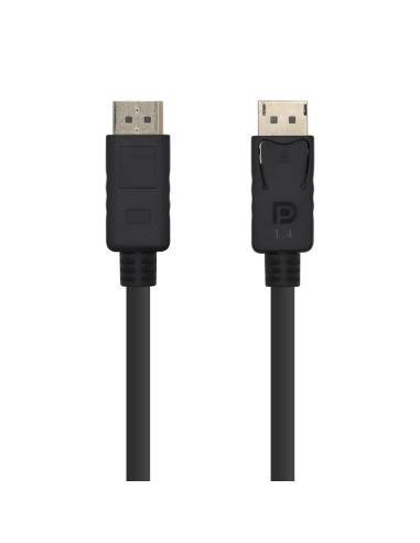 CABLE DISPLAYPORT V1.4 8K 60HZ DPM-DPM NEGRO 2.0M AISENS A149-0390