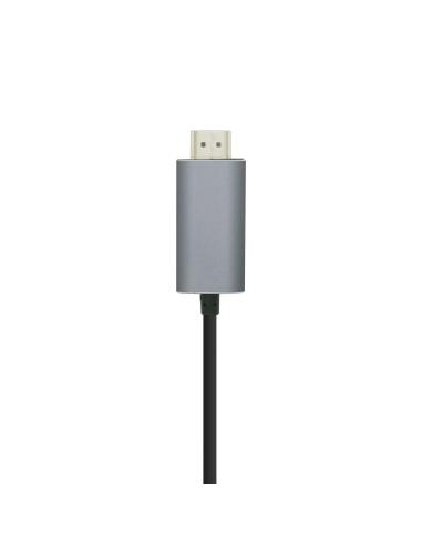 CABLE CONVERSOR USB-C MACHO A HDMI 4K 60HZ MACHO NEGRO 1.8M AISENS A109-0393