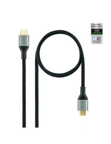 CABLE HDMI 2.1 CERTIFICADO ULTRA HS M-M NEGRO 3M NANOCABLE 10.15.8103
