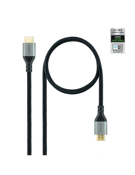 CABLE HDMI 2.1 CERTIFICADO ULTRA HS M-M NEGRO 3M NANOCABLE 10.15.8103