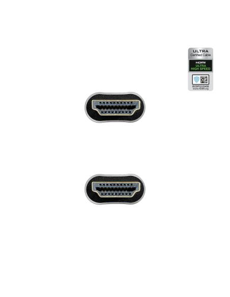 CABLE HDMI 2.1 CERTIFICADO ULTRA HS M-M NEGRO 3M NANOCABLE 10.15.8103