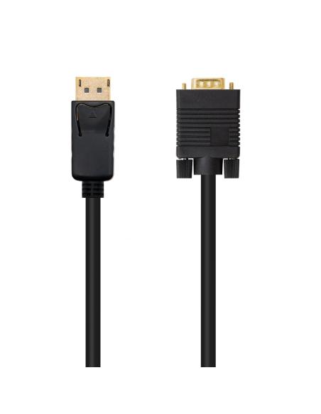 CABLE CONVERSOR DISPLAYPORT A VGA DPM-VGAM NEGRO 1M NANOCABLE 10.15.4401