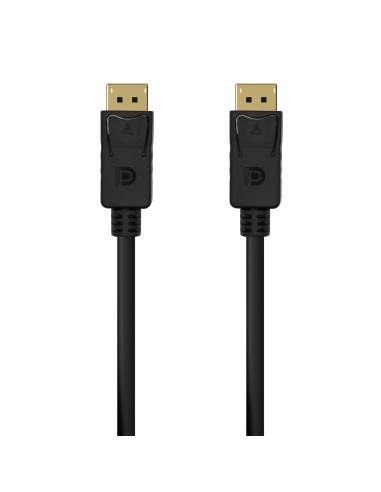 CABLE DISPLAYPORT V1.2 4K60HZ DPM-DPM NEGRO 1.5M AISENS A124-0549