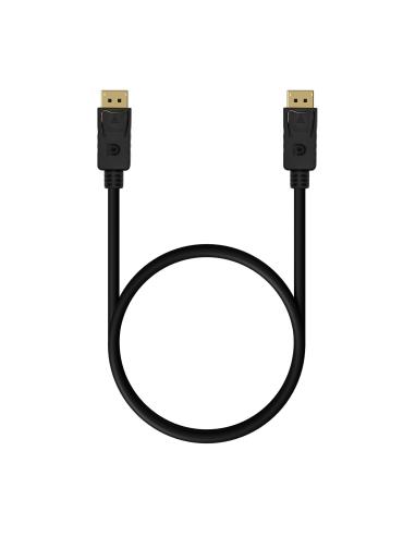 CABLE DISPLAYPORT V1.2 4K60HZ DPM-DPM NEGRO 1.5M AISENS A124-0549
