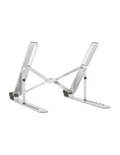SOPORTE SOBREMESA AJUSTABLE PARA PORTATIL-TABLET PLATA AISENS LPS2M-173 2