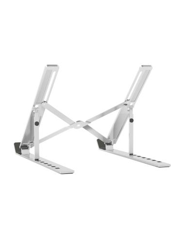 SOPORTE SOBREMESA AJUSTABLE PARA PORTATIL-TABLET PLATA AISENS LPS2M-173
