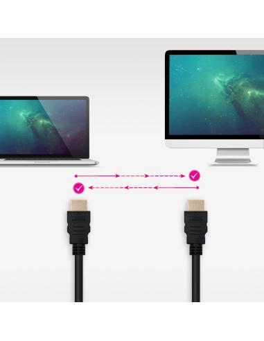 CABLE HDMI V2.0 4K-60HZ 18GBPS NEGRO 7 M NANOCABLE 10.15.3807