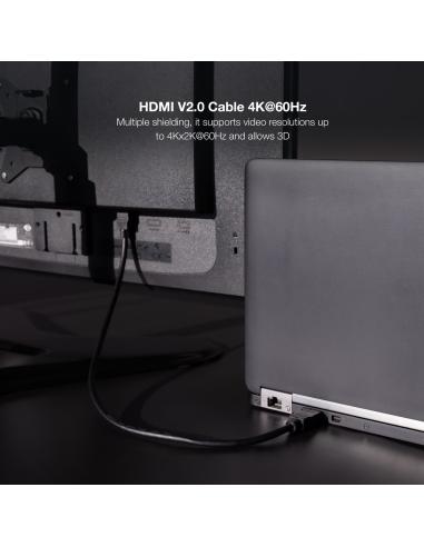 CABLE HDMI V2.0 4K-60HZ 18GBPS NEGRO 7 M NANOCABLE 10.15.3807