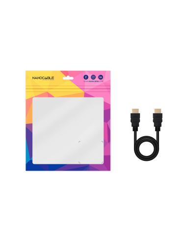 CABLE HDMI V2.0 4K-60HZ 18GBPS NEGRO 7 M NANOCABLE 10.15.3807