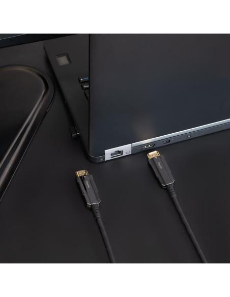 CABLE HDMI V2.0 AOC 4K 60HZ 18GBPS NEGRO 50 M NANOCABLE 10.15.2050