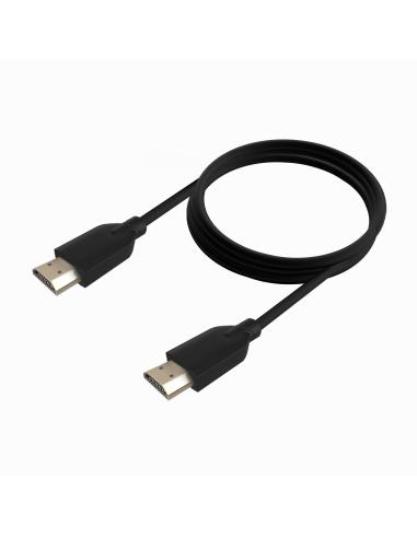 CABLE HDMI V2.0 CCS PREMIUM ALTA VELO 4K60HZ AM-AM NEGRO 1.5M AISENS A120-0730