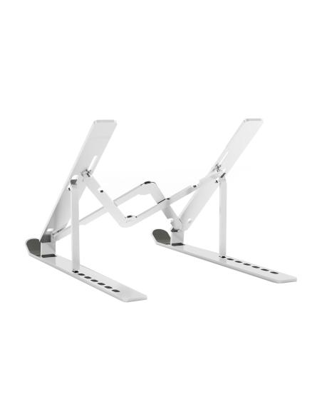 SOPORTE SOBREMESA AJUSTABLE PARA PORTATIL-TABLET PLATA AISENS LPS3M-177