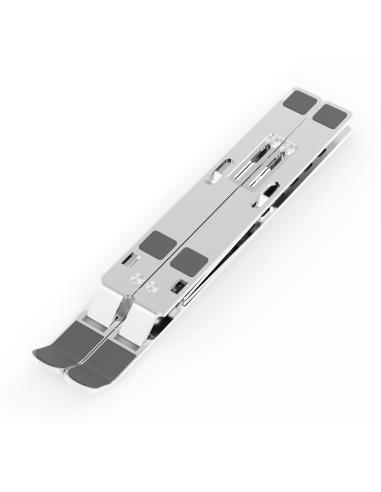 SOPORTE SOBREMESA AJUSTABLE PARA PORTATIL-TABLET PLATA AISENS LPS3M-177