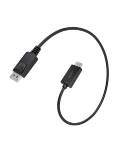 CABLE CONVERSOR DISPLAYPORT A HDMI 4K60HZ DPM-HDMIM NEGRO 0.6M AISENS A125-0891 2