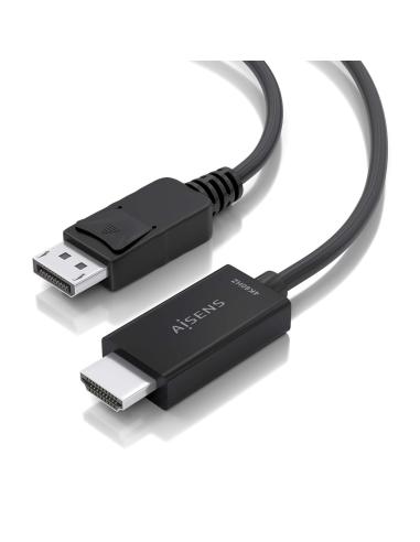 CABLE CONVERSOR DISPLAYPORT A HDMI 4K60HZ DPM-HDMIM NEGRO 0.6M AISENS A125-0891