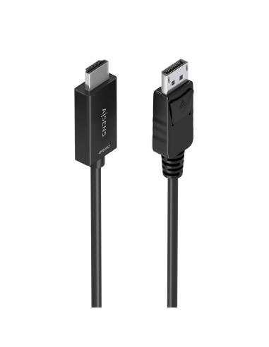 CABLE CONVERSOR DISPLAYPORT A HDMI 4K60HZ DPM-HDMIM NEGRO 1.5M AISENS A125-0893