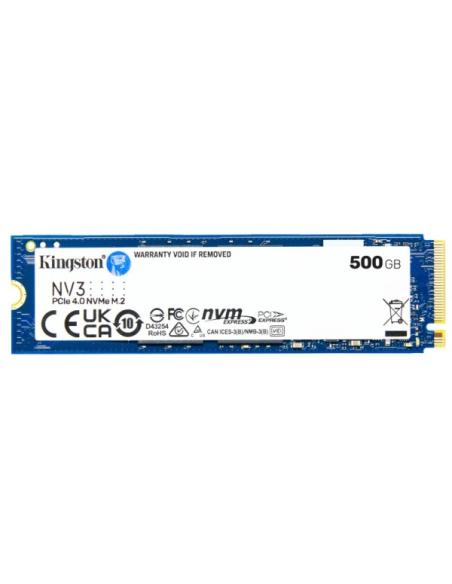 DISCO DURO SSD M.2 500 GB KINGSTON NV3 / 2280 / PCIe 4.0 NVMe / SNV3S/500G