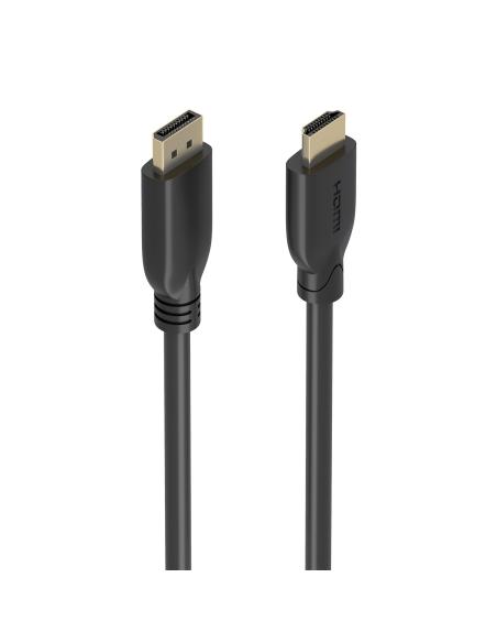 CABLE CONVERSOR DISPLAYPORT A HDMI 4K60HZ DPM-HDMIM NEGRO 7.0M AISENS A125-0921