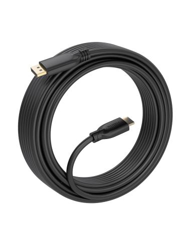 CABLE CONVERSOR DISPLAYPORT A HDMI 4K60HZ DPM-HDMIM NEGRO 7.0M AISENS A125-0921