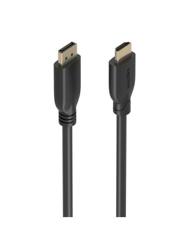CABLE CONVERSOR DISPLAYPORT A HDMI 4K60HZ DPM-HDMIM NEGRO 10M AISENS A125-0922