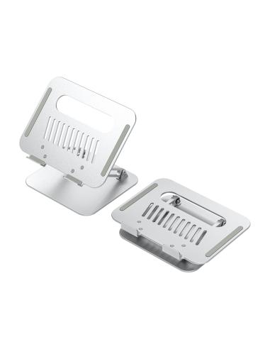 SOPORTE SOBREMESA AJUSTABLE PORTATIL-TABLET XL 10-17 PLATA AISENS LPS4XL-181