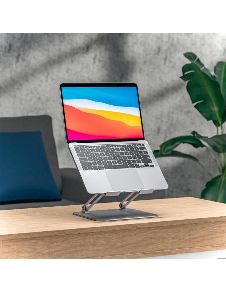 SOPORTE SOBREMESA AJUSTABLE PORTATIL-TABLET XL 10-17 PLATA AISENS LPS4XL-181