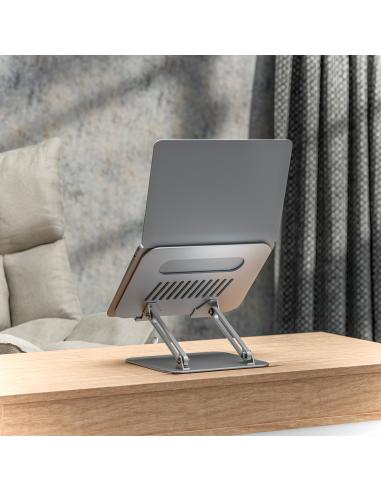SOPORTE SOBREMESA AJUSTABLE PORTATIL-TABLET XL 10-17 PLATA AISENS LPS4XL-181
