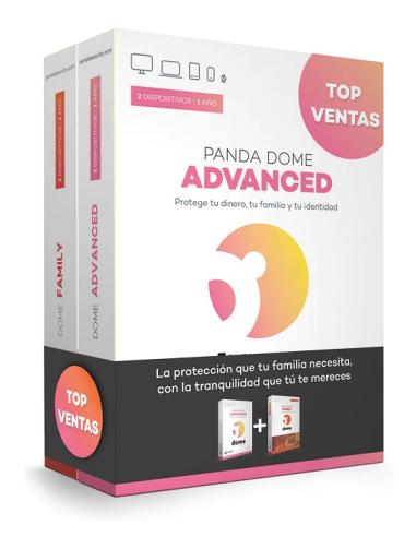 SOFTWARE ANTIVIRUS PANDA DOME ADVANCED 2 LICENCIAS PANDA FAMILY 5 L CAJA