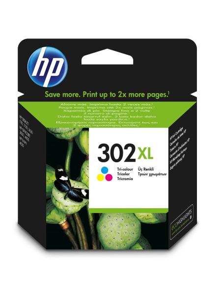 TINTA HP 302XL 10121303630 ENVY 4520 OFF 3830 3834 4650 ORIG COLOR F6U67AE