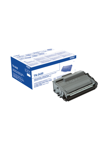 TONER BROTHER TN3430 DCPL6600MFCL5750HLL5000L5100 ORI NEGRO