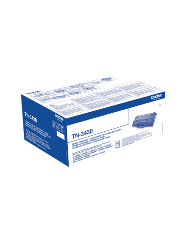 TONER BROTHER TN3430 DCPL6600MFCL5750HLL5000L5100 ORI NEGRO