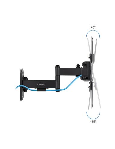 SOPORTE PARED PANTALLAS 13-43 GIRAINCLI NEGRO BRAZO GIRATORIO TOOQ LP1344TN-B