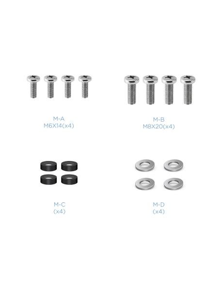 SOPORTE PARED PANTALLAS 13-43 GIRAINCLI NEGRO BRAZO GIRATORIO TOOQ LP1344TN-B