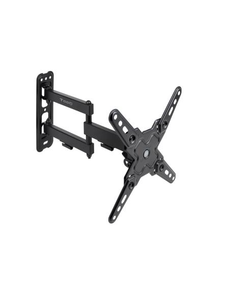 SOPORTE PARED PANTALLAS 13-43 GIRAINCLI NEGRO DOBLE BRAZO TOOQ LP1345TN-B